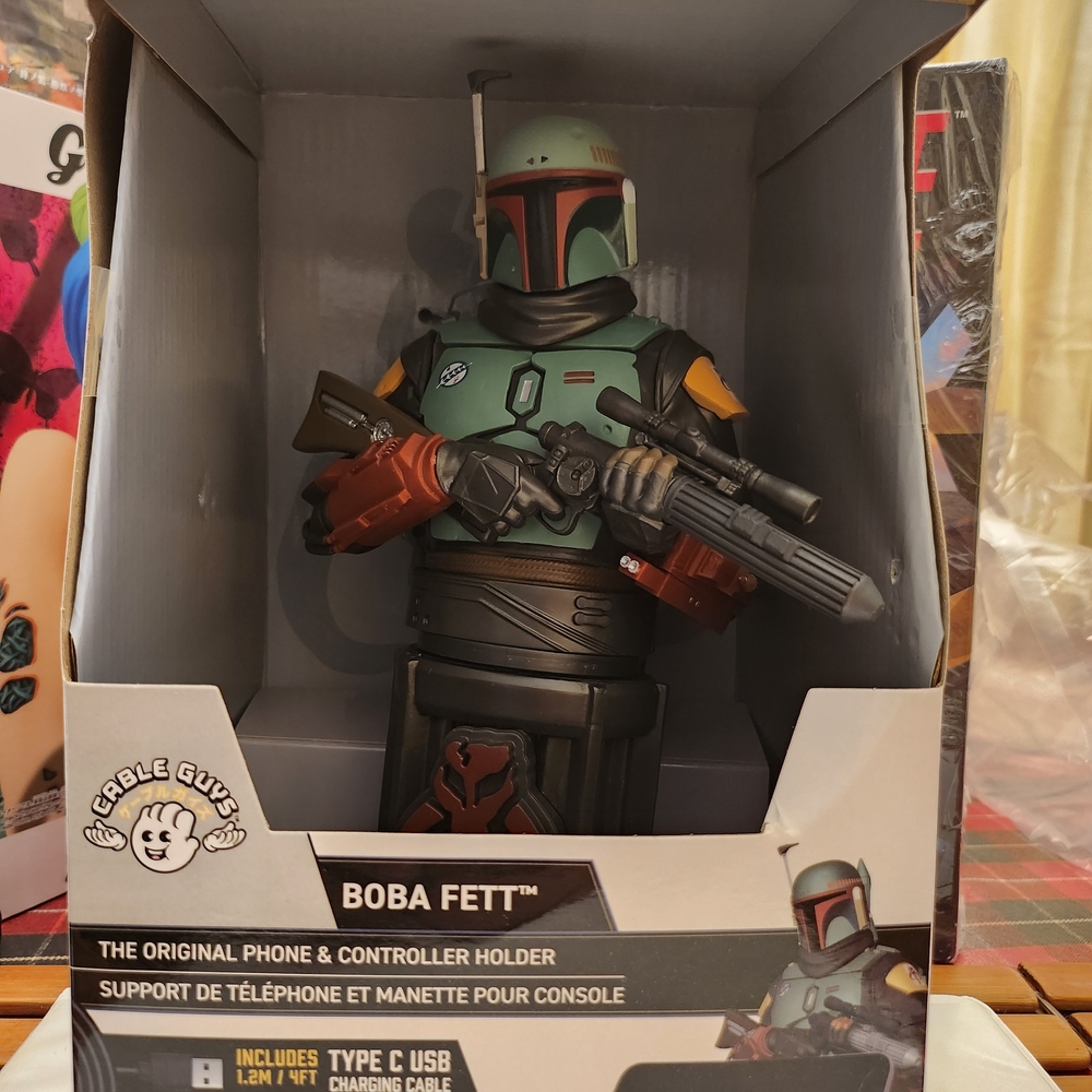 Star Wars Boba Fett Phone Holder - Green, Black, Brown